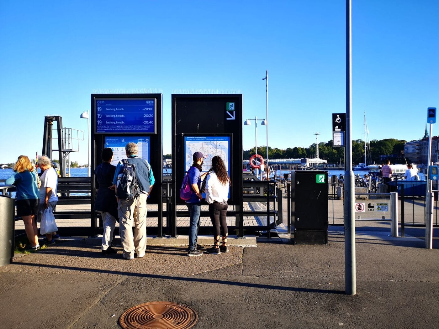 HSL Ferry Harbour at Helsinki